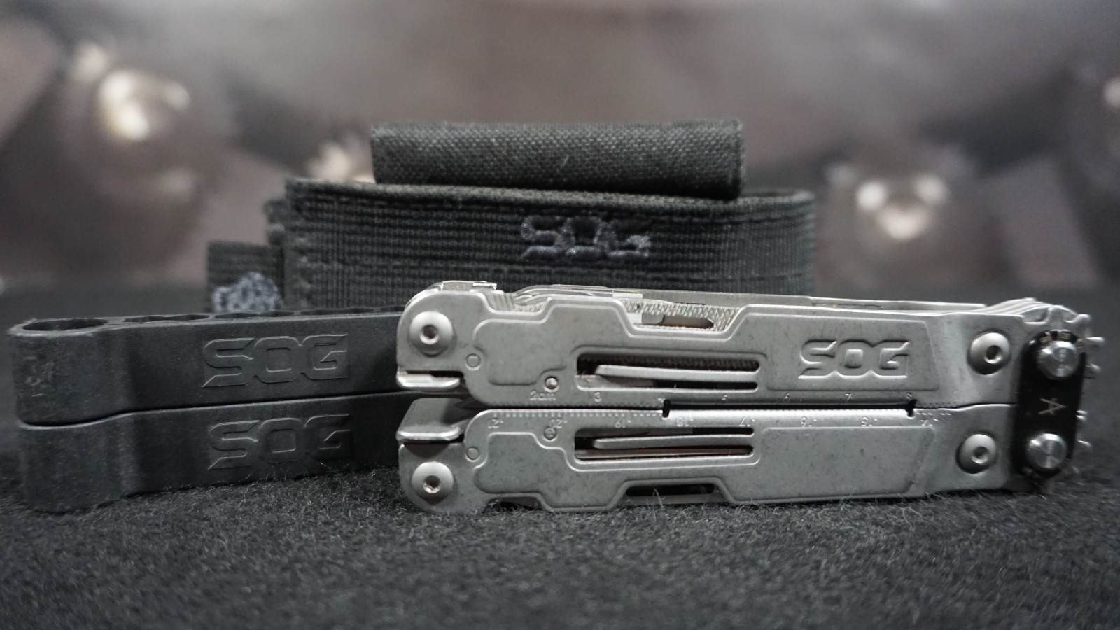 SOG PowerPint Mini Multi-Tool Stainless Steel w/ Sheath & Hex Bit Kit