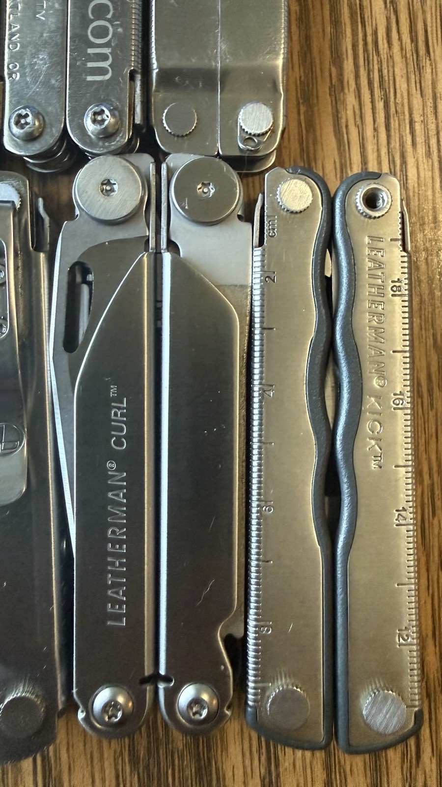 leatherman multi tool, Super tool,bond,curl, Juice, Rebar. Pocket Knife Lot.