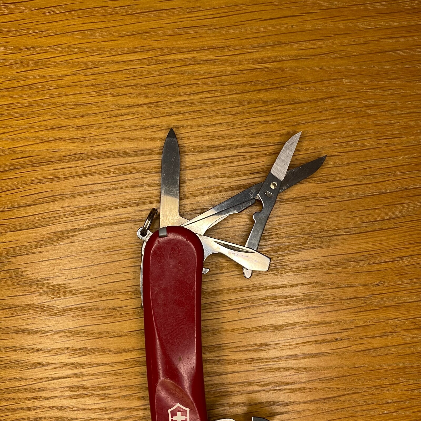 Red Victorinox Evolution 14 Swiss Army Knife- hunting, fishing