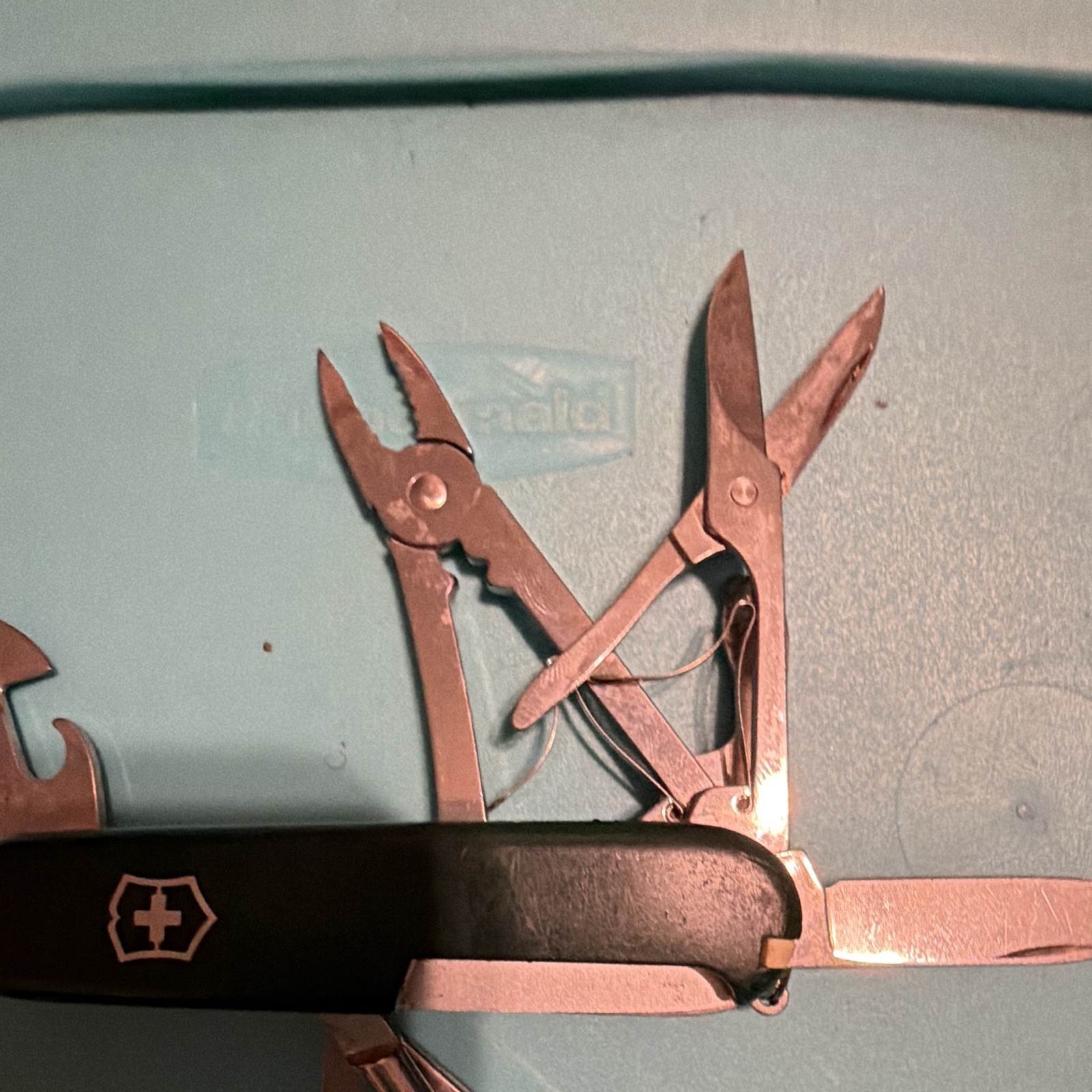 Victorinox Swiss Army Knife Multi-Tool w/ Pliers Scissors Openers Black