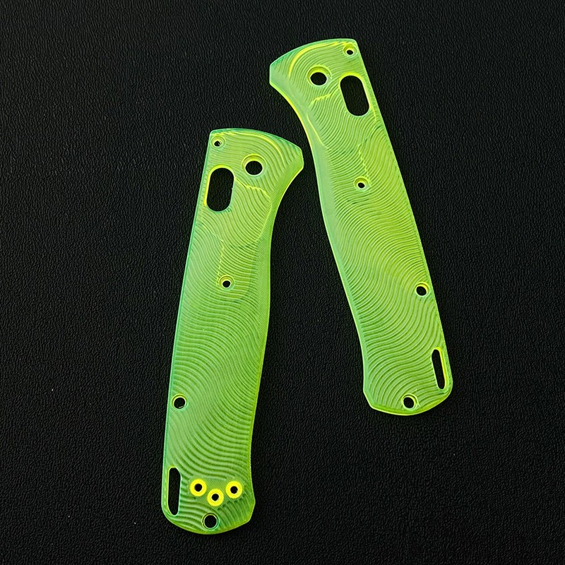 Clear Acrylic Handle Scales for Benchmade Bugout 535 Knife DIY Replacement