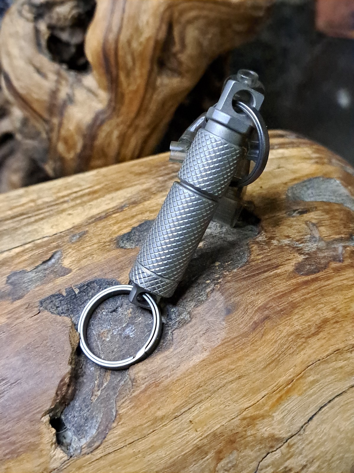 Pro Series Titanium Quick-Release Multi-Tool Swivel Box Opener Pill Fob