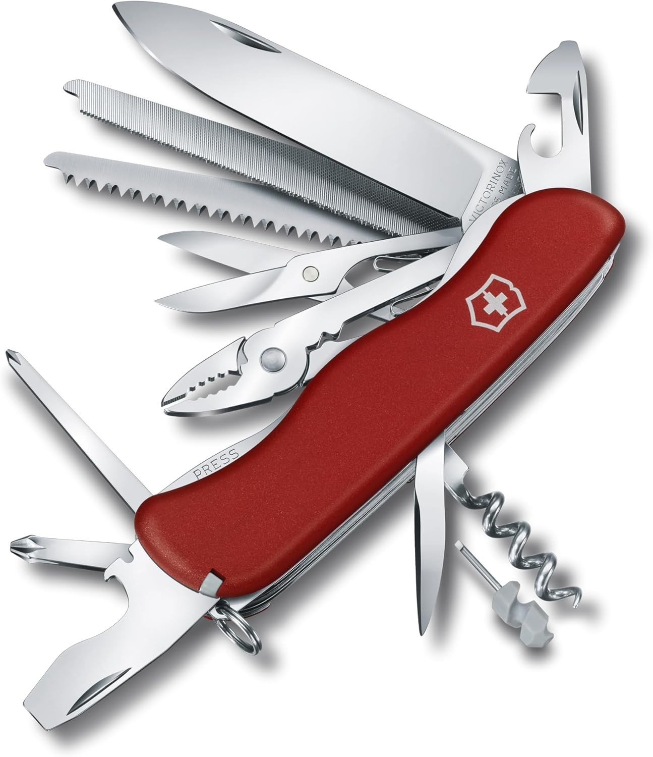 Victorinox WorkChamp Swiss Army Knife 0.8564 Large 111mm 21-Tools Liner Lock New
