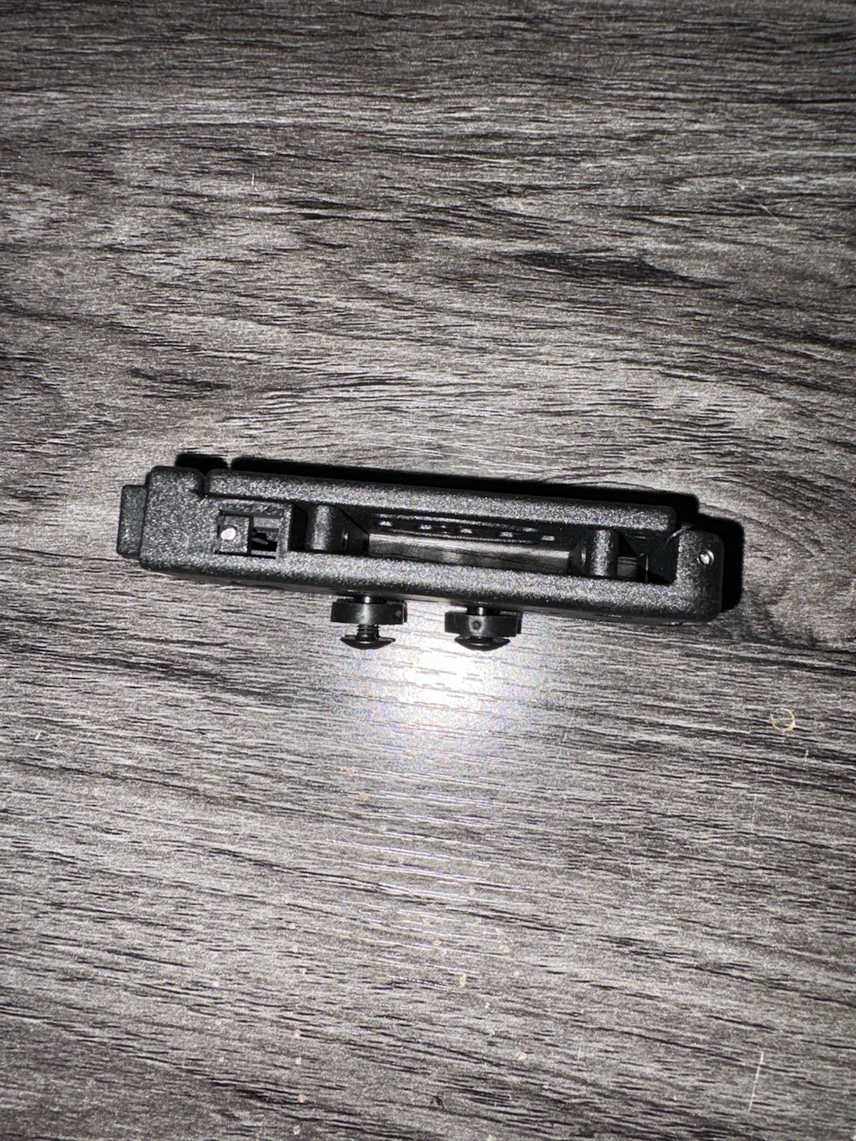 Fixed blade adjustable belt clip. Horizontal or vertical.