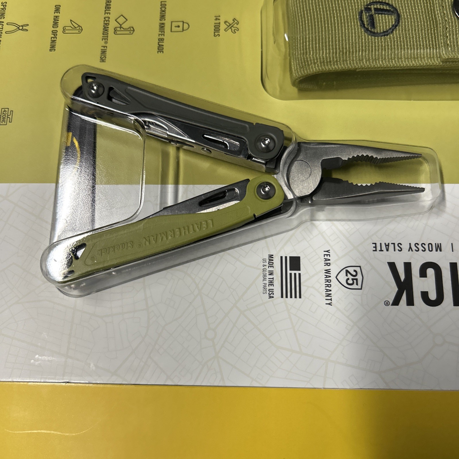 LEATHERMAN SIDEKICK® 14 Tool Stainless Steel Multi-Tool+Sheath USA You Choose 1