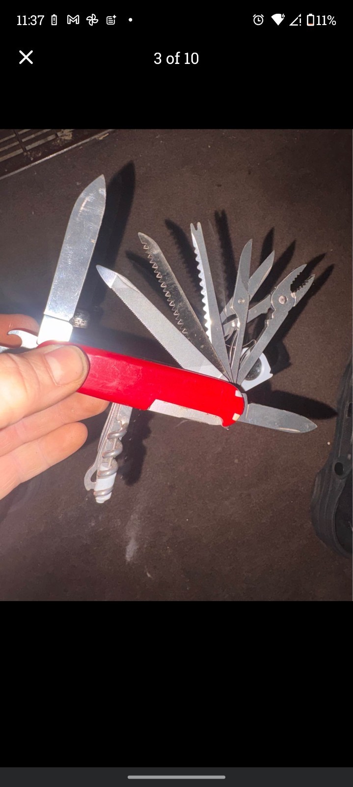 Victorinox SwissChamp Red Multi-Tool 33 Tools 2.75in Blade Corkscrew