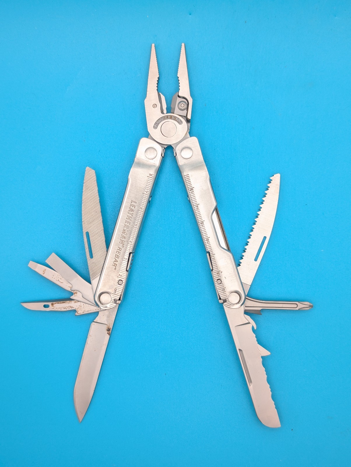 Leatherman Rebar Multi-Tool! Stainless! With Sheath! *ROGERS GROUP*