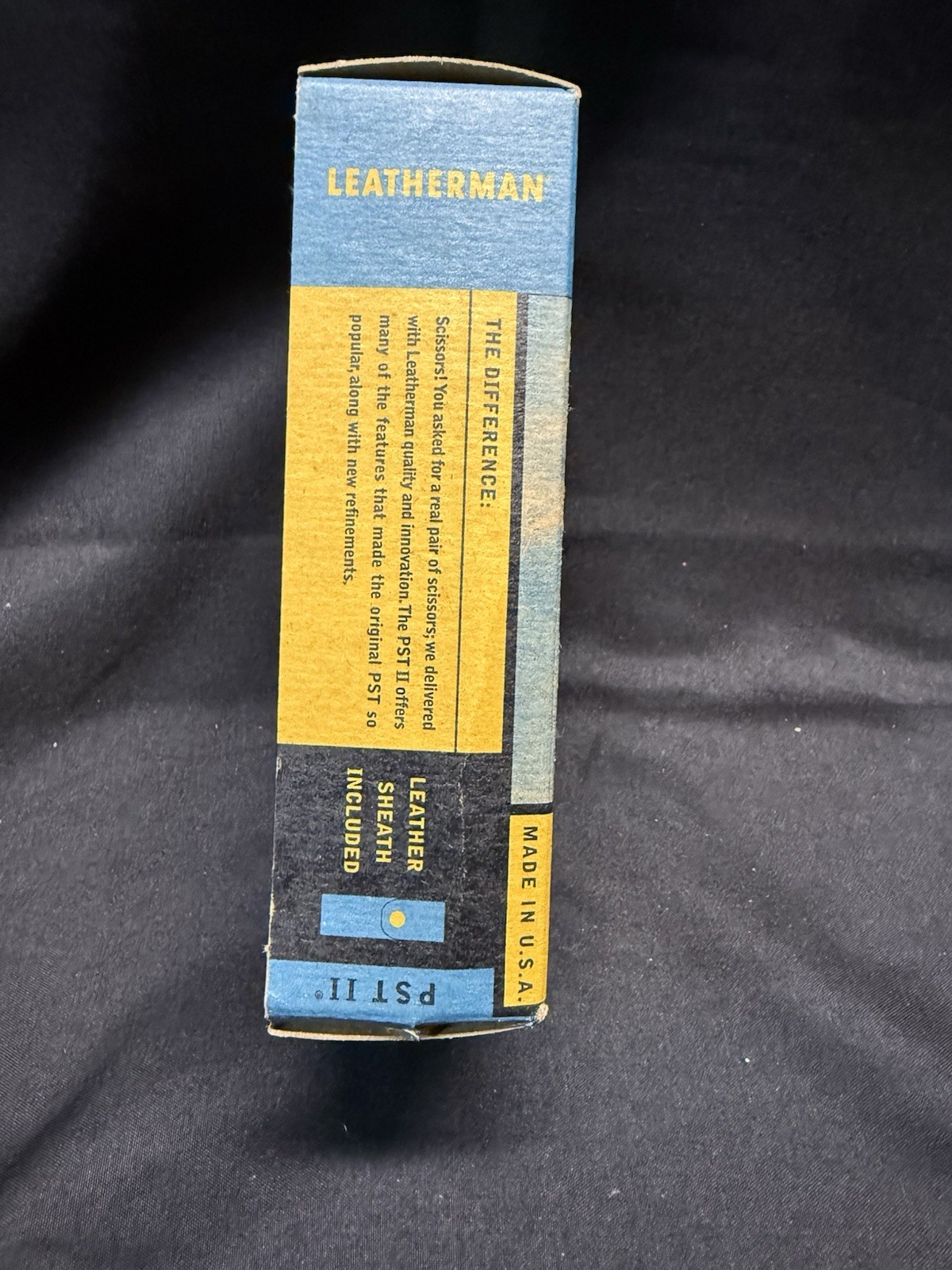 Leatherman PST II 13-Tool Multi-Tool Stainless, Serrated, Leather Sheath Box