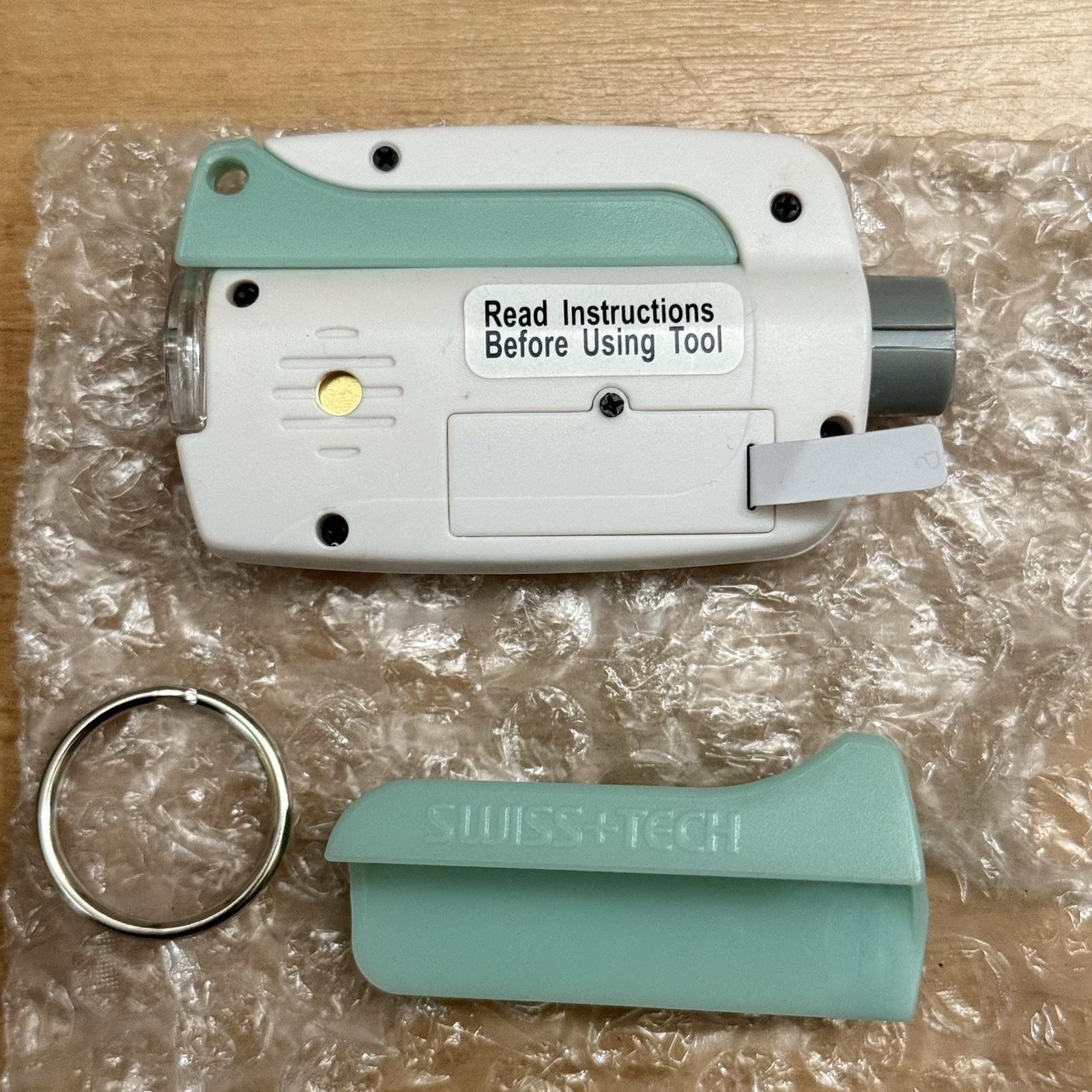 SWISS+TECH BodyGard 5-IN-1 Automobile Emergency Escape Tool White New