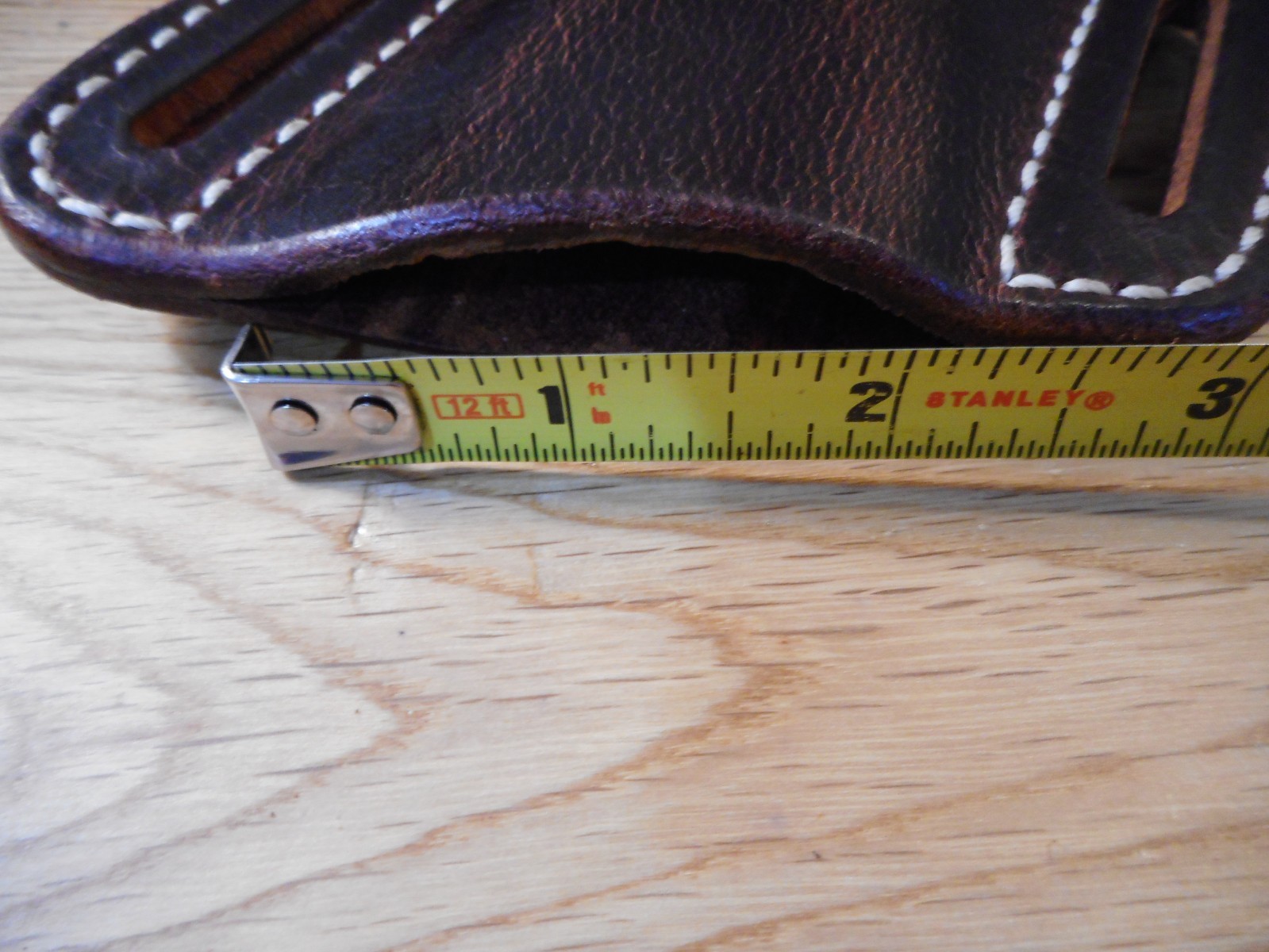 Leatherman Wave dark oil tanned Buffalo leather quick draw sheath. Sheath only.
