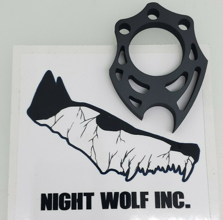 Nightwolf USA Carbon Steel EDC Tool cerakote Tactical Predator 🇺🇸 CNC 4140
