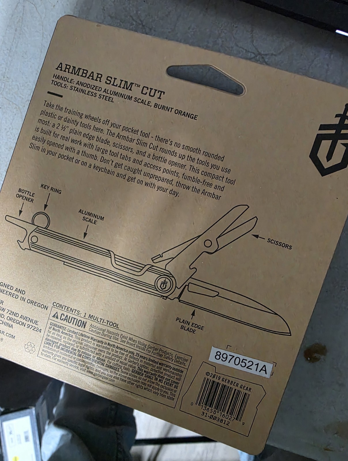 Gerber Armbar Slim Cut – Multi-Tool NEW Sealed