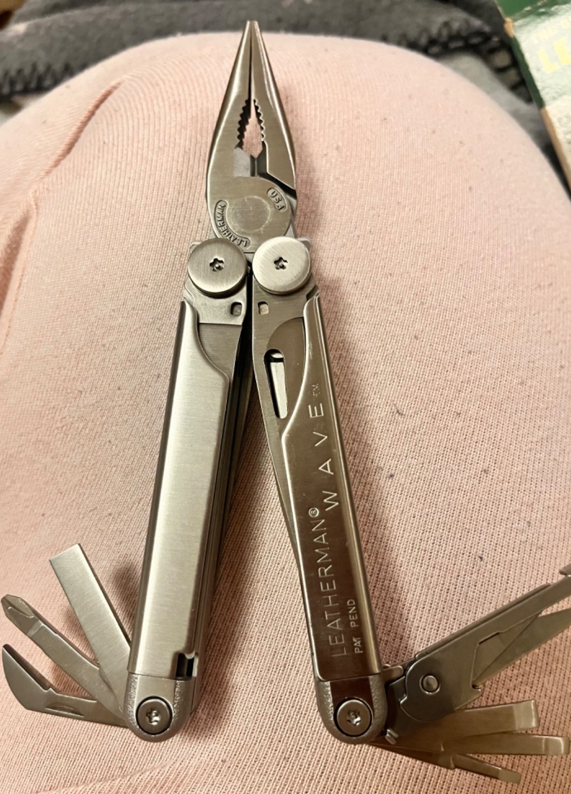 The Original Leatherman Wave Multi Tool With Leather Sheath New In Box USA 2000