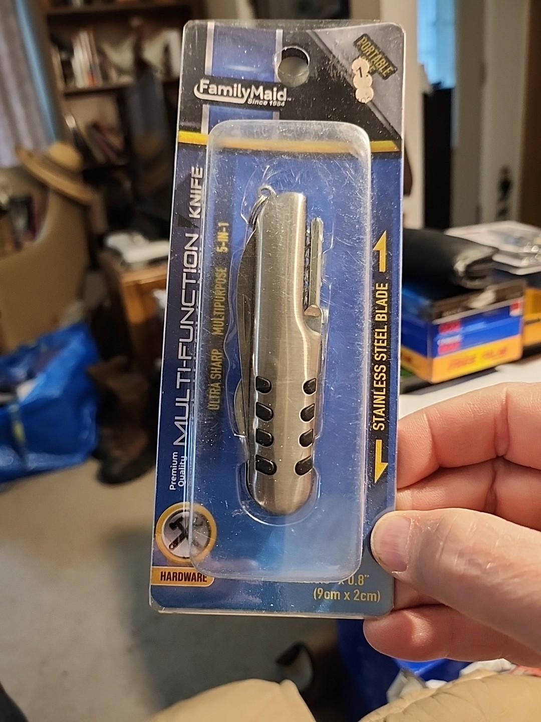 Genuine Tool Bench Hardware 5-in-1 Multiuse Pocket Knife Only **NEW!