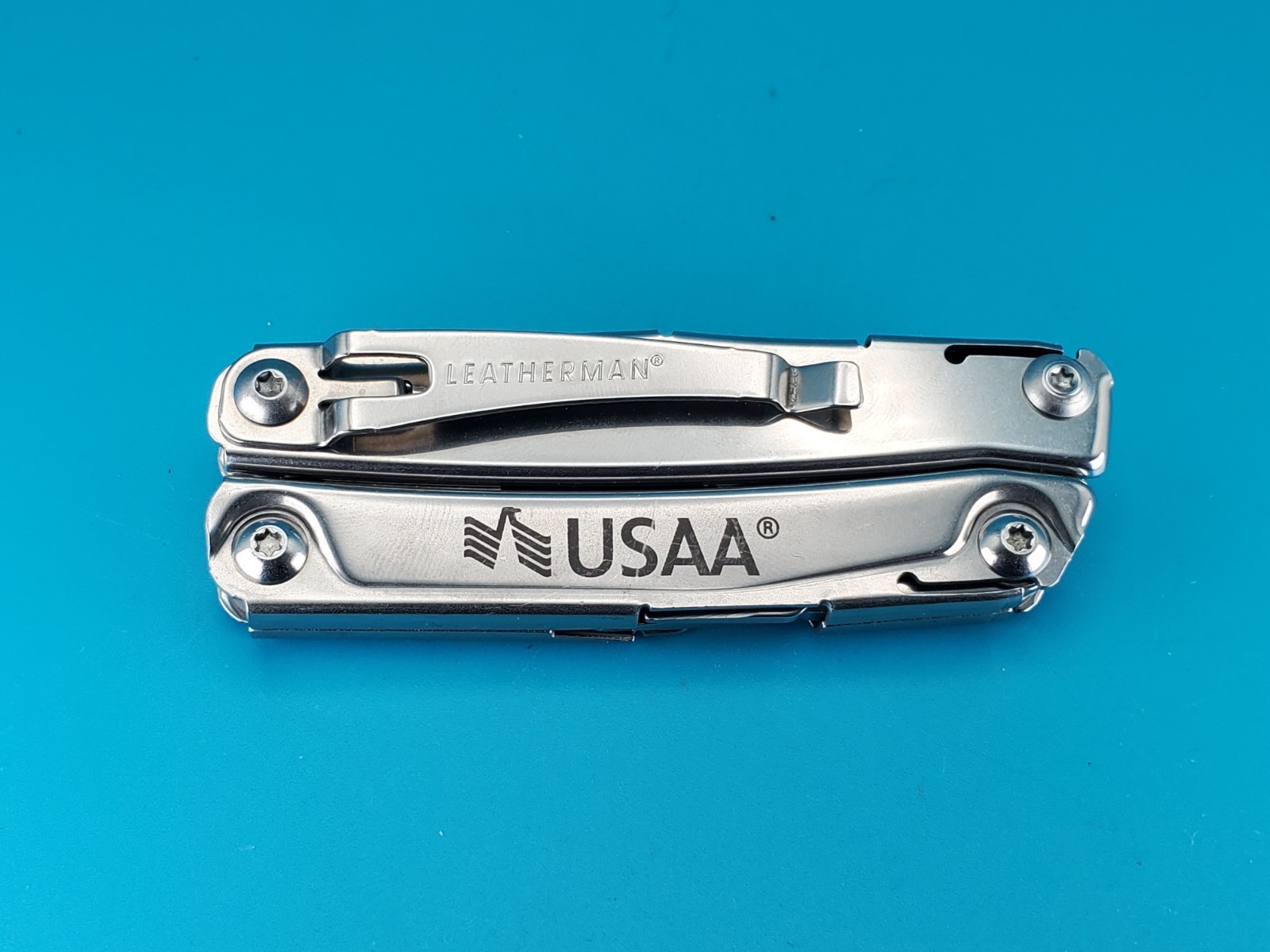 Leatherman Rev 3.8″ Multi-Tool, Stainless! USAA
