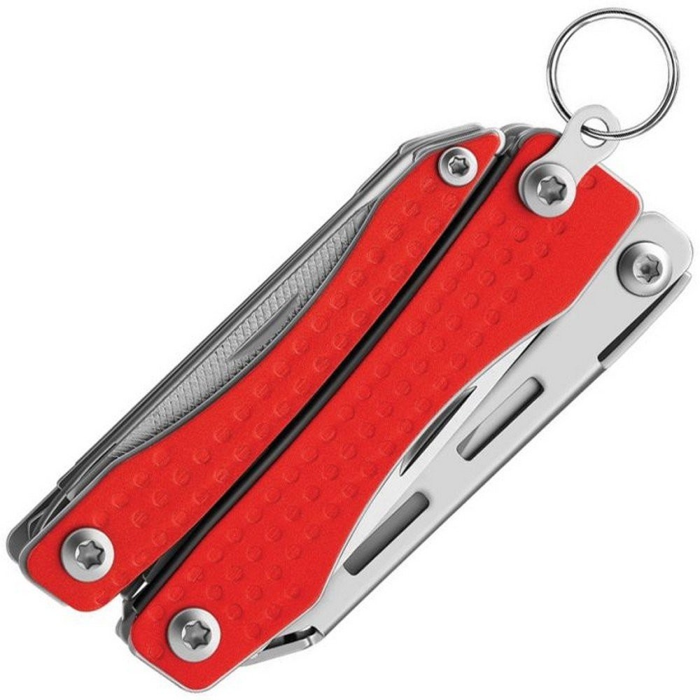NexTool Mini Flagship Multitool Plier Scissors Openers File Red Handle – NE20051