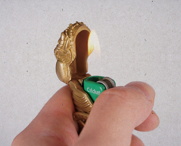 Handmade Brass Grasshopper Flip Lighter Shell for Cricket Luxury Goods