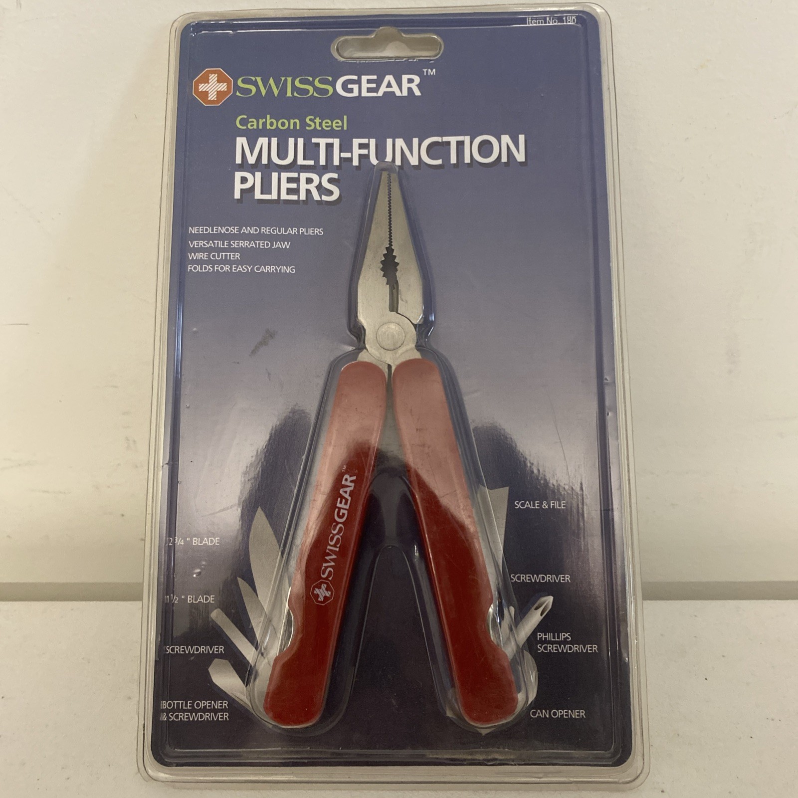 SwissGear Carbon Steel Multi-Function Pliers Multi Tool New In Package