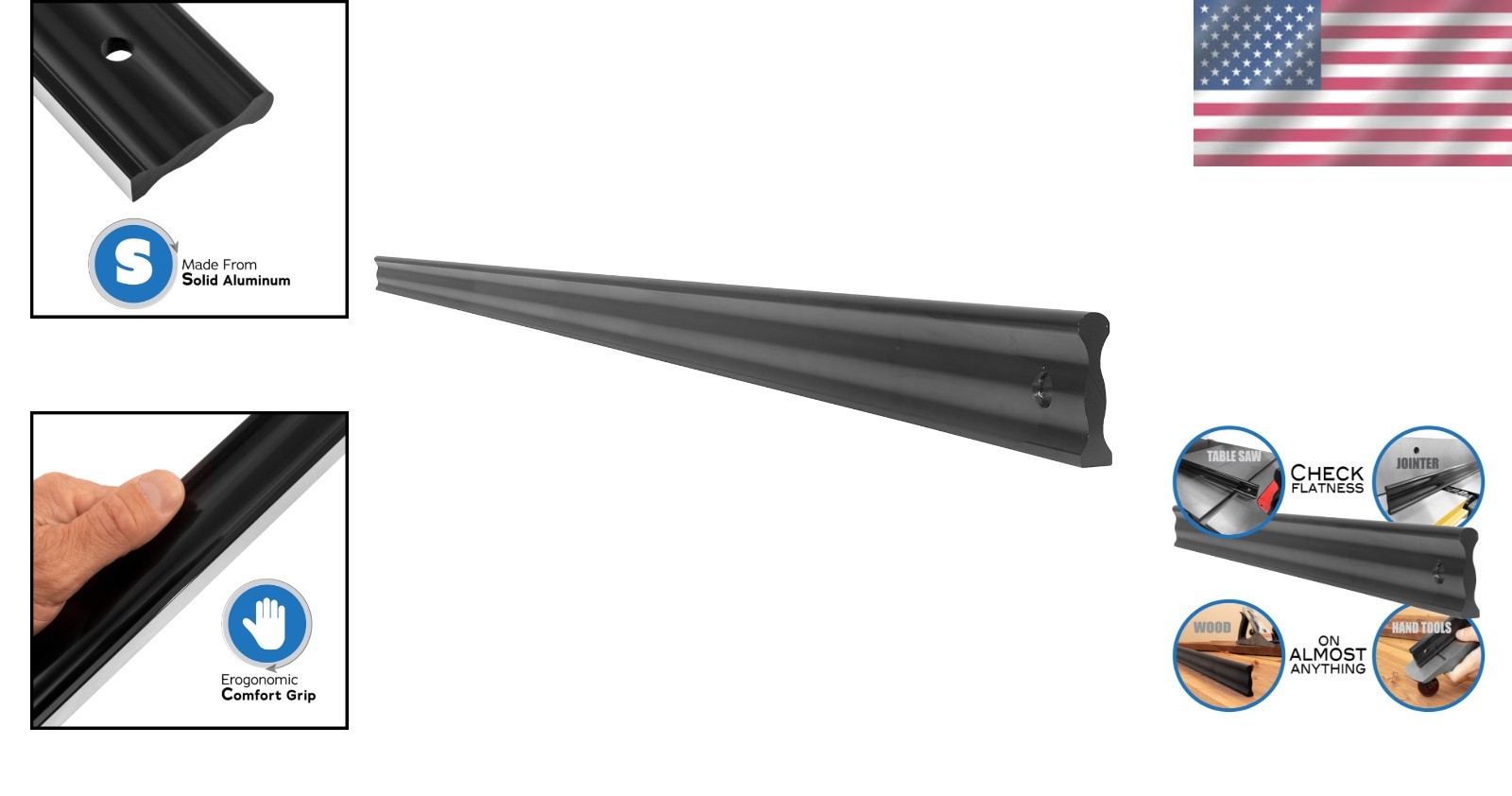 Fulton 50″ Aluminum Straight Edge Tool – Precision .003 Tolerance for Accuracy