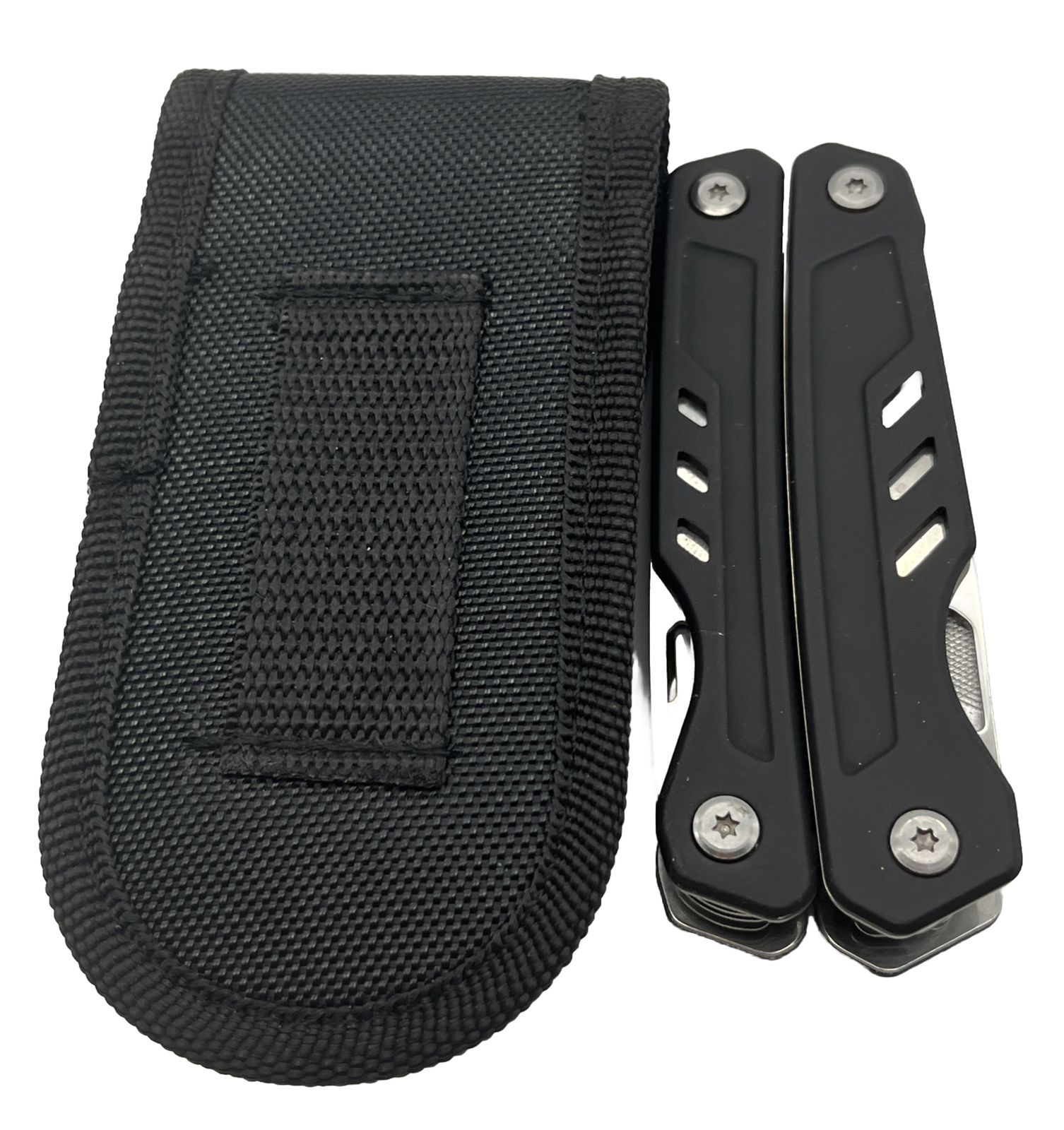 Ozark Trail Multi-Tool Pocket Knife Piers Saw Screwdriver W/Shealth Camping