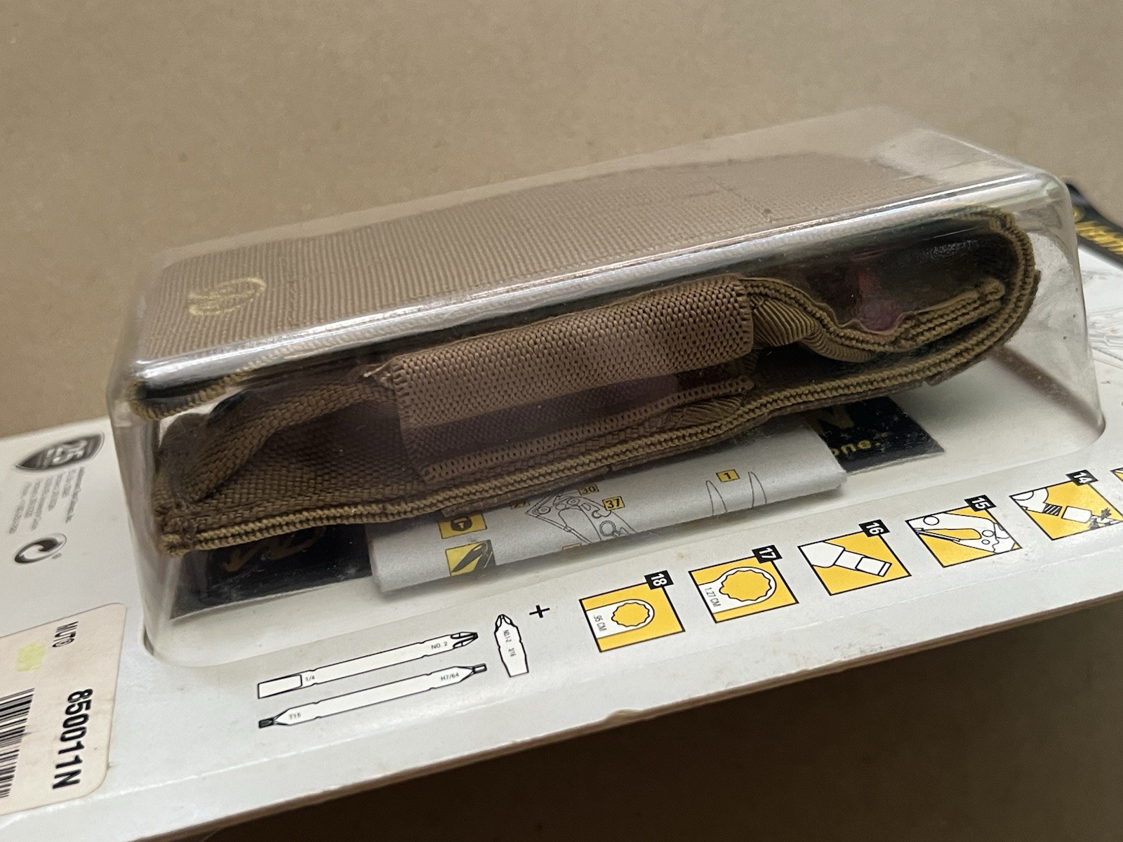 LEATHERMAN MUT, Molle Brown Sheath, New Old Stock, Retried.