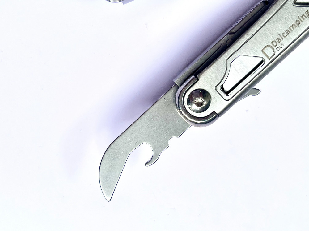 Daicamping DL1 Multi Tool Folding Pocket Knife Sheath Scissors Screw Pliers Can