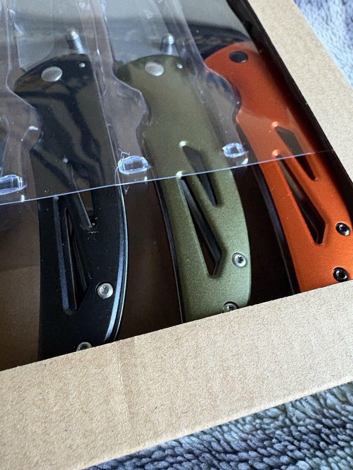 Ozark Trail 6Pieces EDC Folding Knife Set,7 inches Pocket Knives Set,