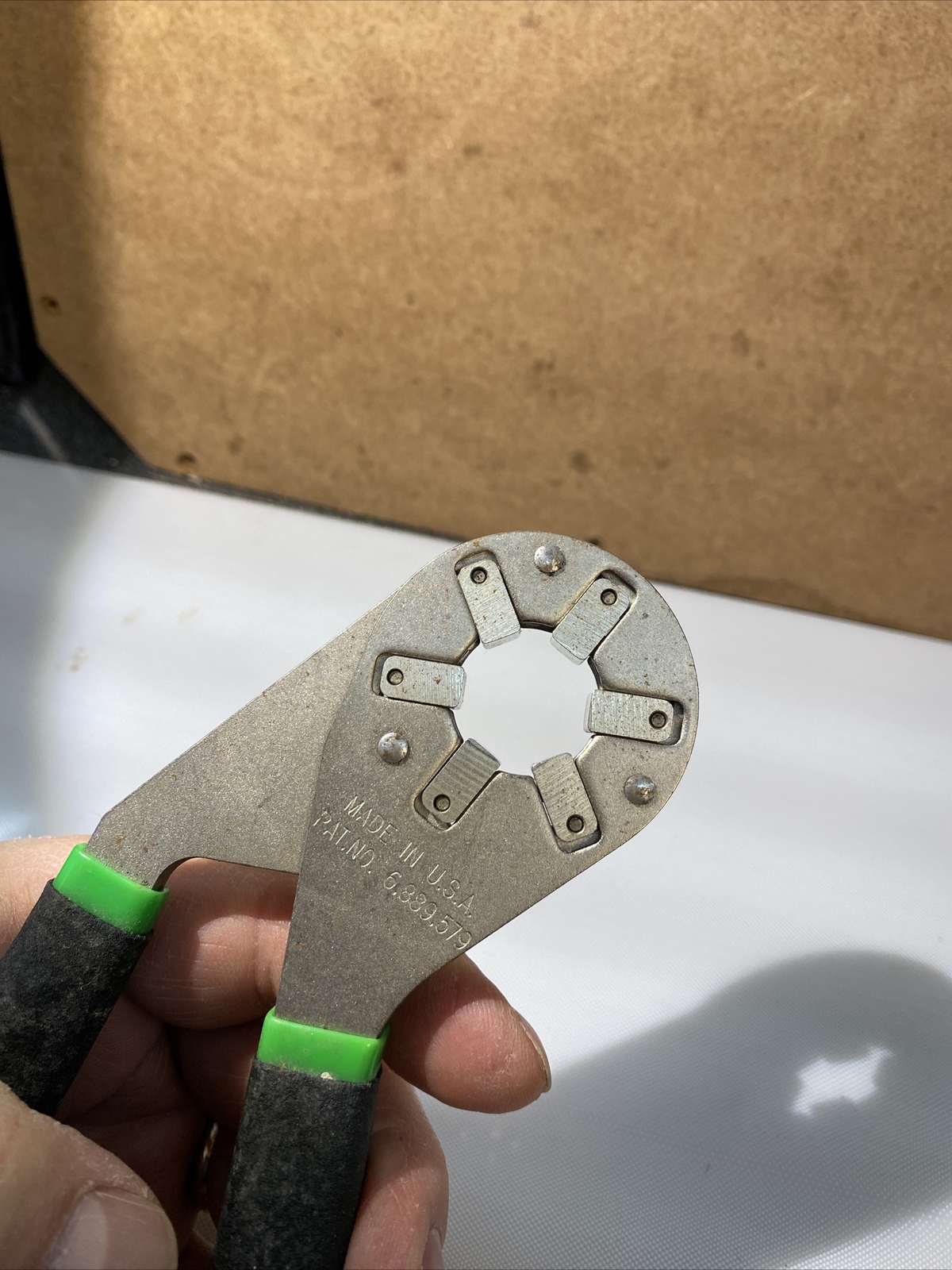 Loggerhead Tools BWN8-01B-01 8 in. Adjustable Bionic Wrench Nickel Finish