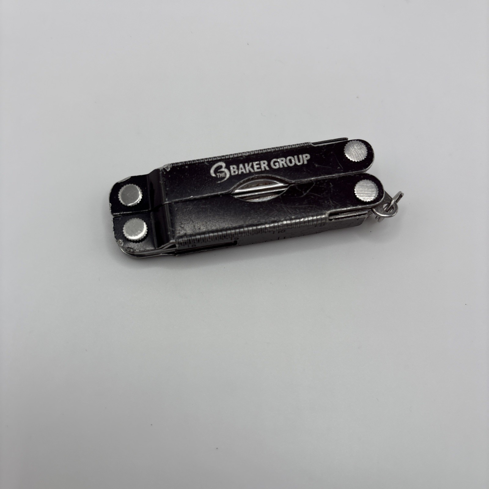 Leatherman Micra Multitool in Black “BAKER GROUP” Engraved – 8-11
