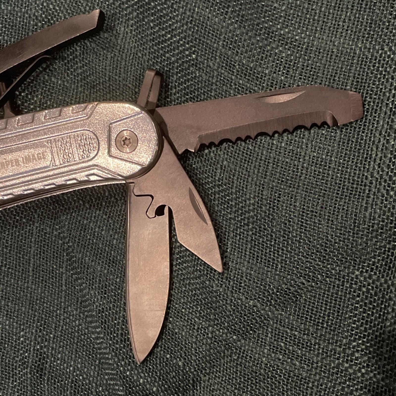 Sharper Image Multi-function Hammer Combination Folding Pliers Screwdriver Knife