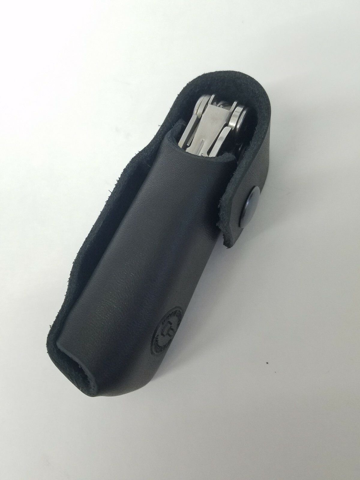 Black Leather Sheath for Leatherman SUPERTOOL 300 Full Grain Leather. USA