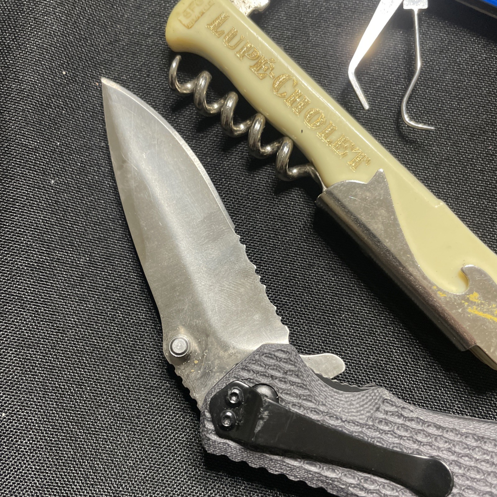 Lot of 4 Pocket Knives & Multi Tools – Folding, Avon Tool, Corkscrew