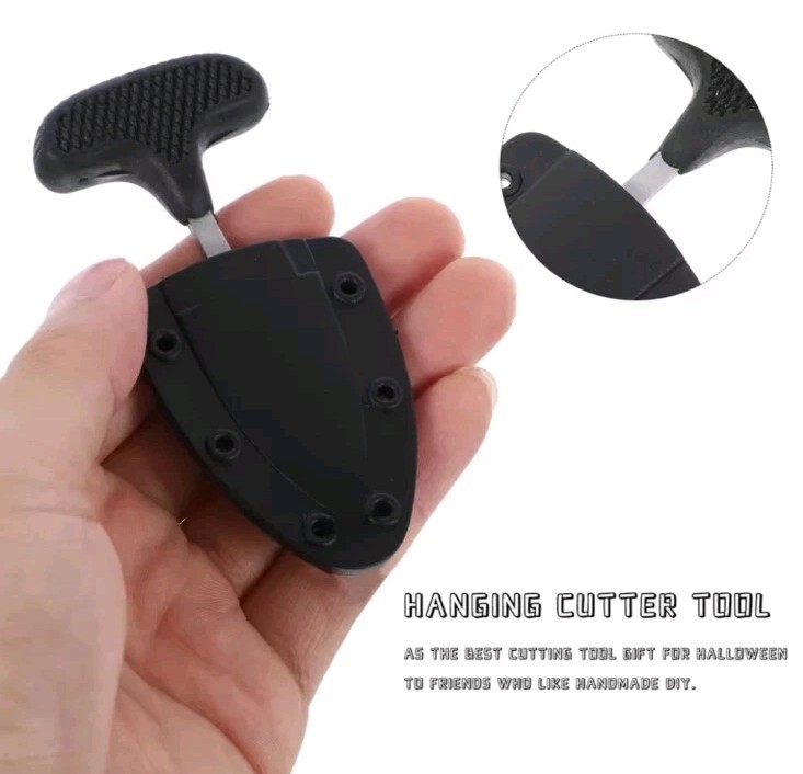 Multifunctional Neck Knife Camping Cutters Portable, Single Edge Cold Steel Tool