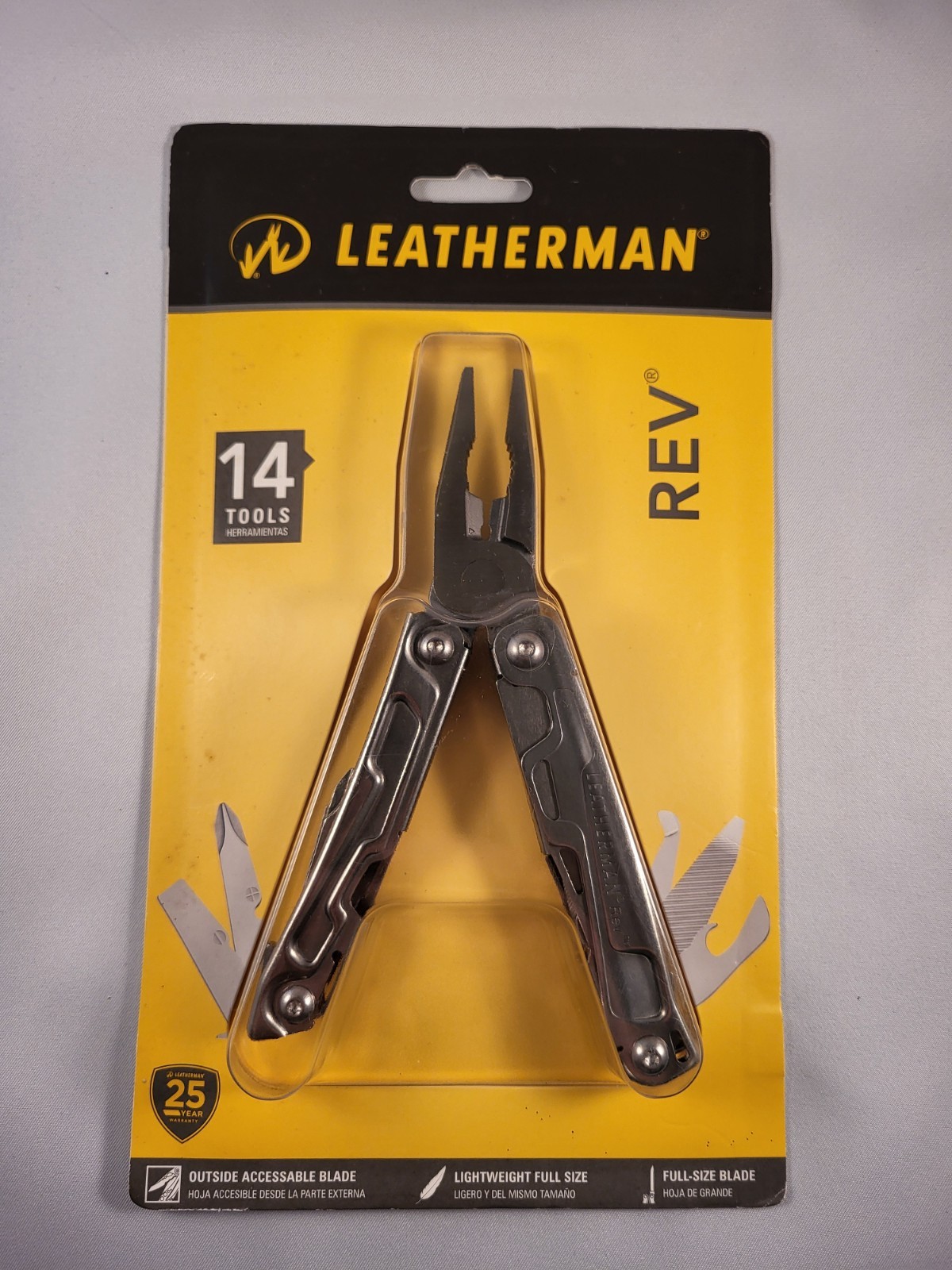 NEW LEATHERMAN REV 14 Tool Stainless Steel Multi-Tool – 832126 – Sealed