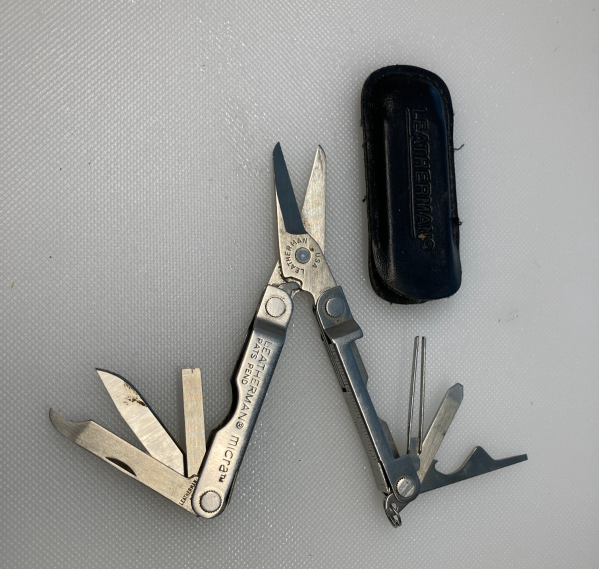 Leatherman USA Micra w/ Leather Case