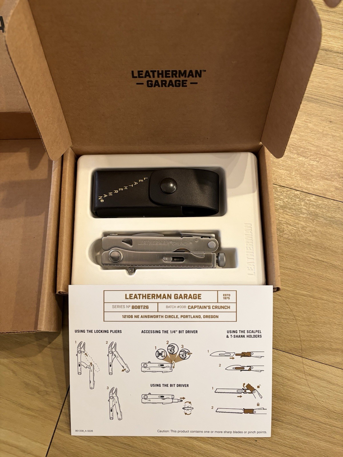 Leatherman Garage Batch #008 Captain’s Crunch Confirmed Order – Rare