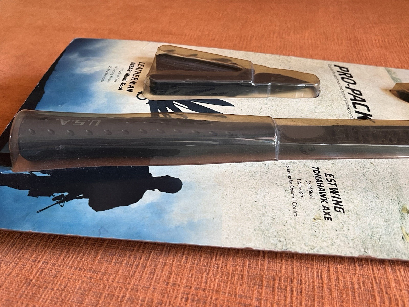 LEATHERMAN Pro-Pack REBAR + ESTWING Tomahawk Axe, New Old Stock, Retried.