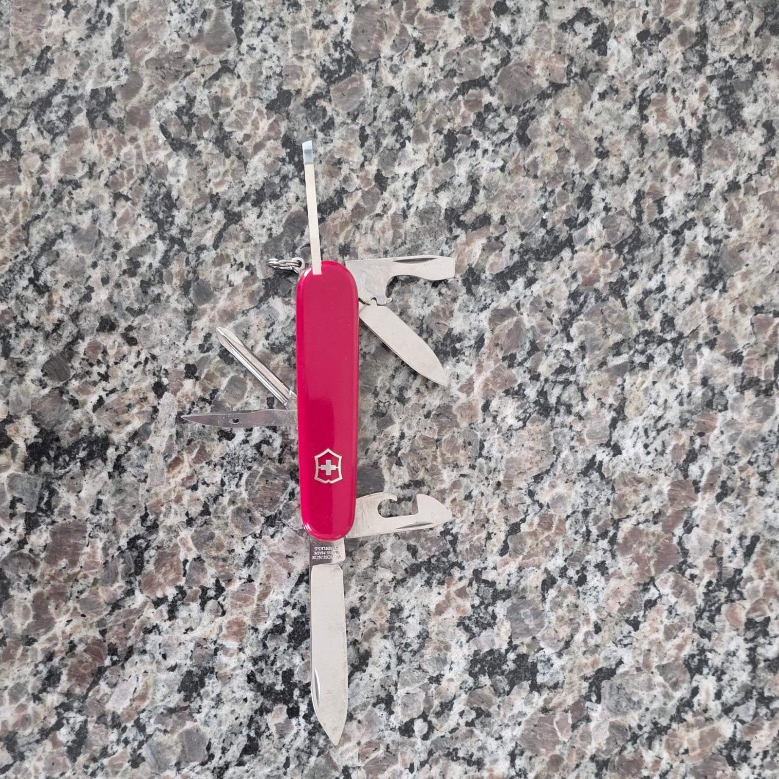 Victorinox Red Multi-Tool Knife 7 Functions Stainless Steel Lightweight