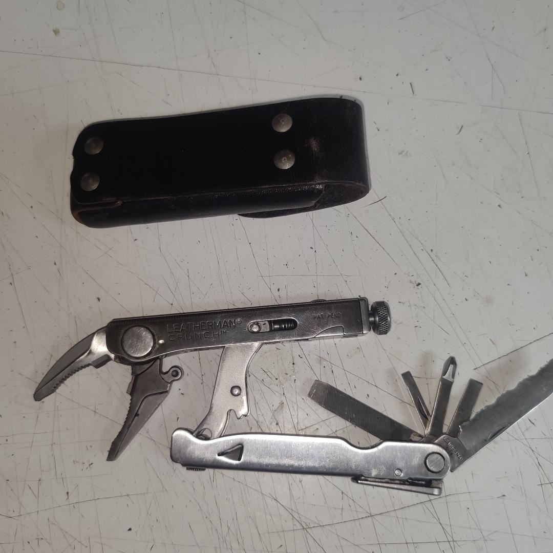 Leatherman Crunch Multitool Locking Adjustable Pliers W/Sheath