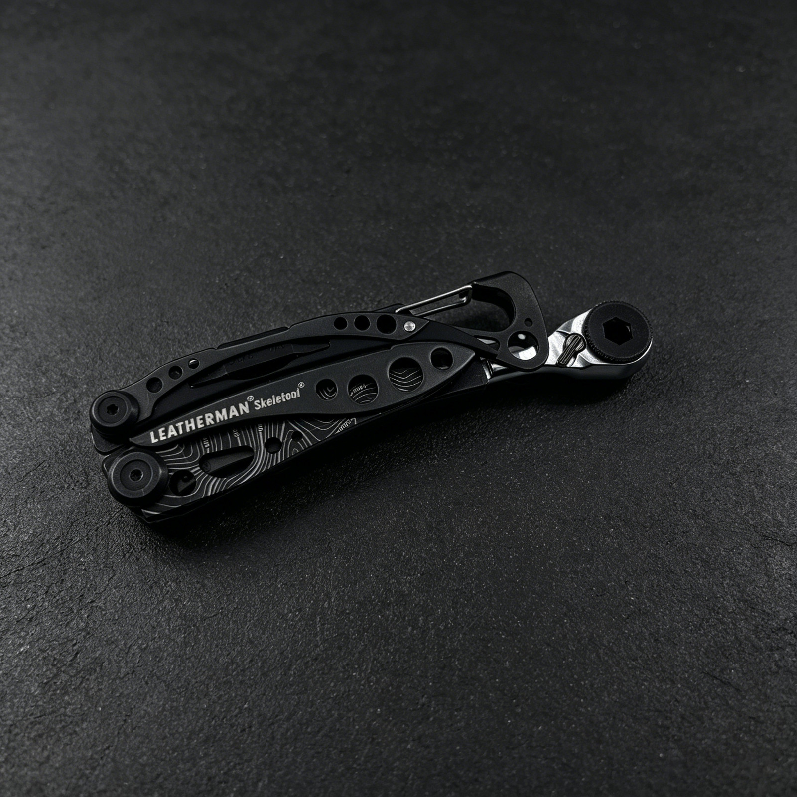 60-Tooth 80Nm Mini Ratchet Wrench Fits Standard Flat Bits For Leatherman Multito