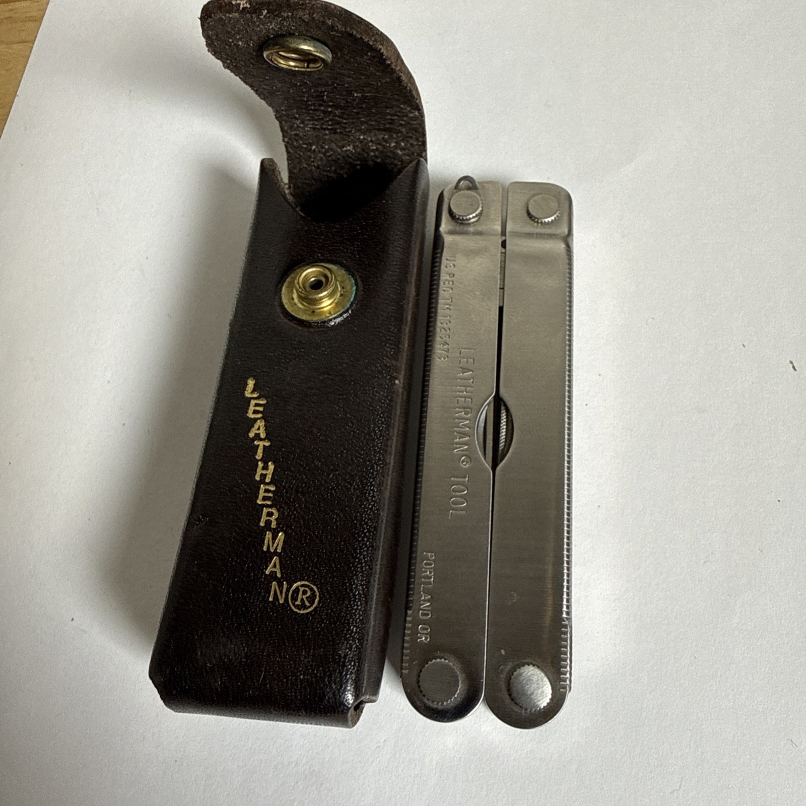 Vintage Original Leatherman Tool US REG TM 1325473 Multi-Tools Portland SHEATH