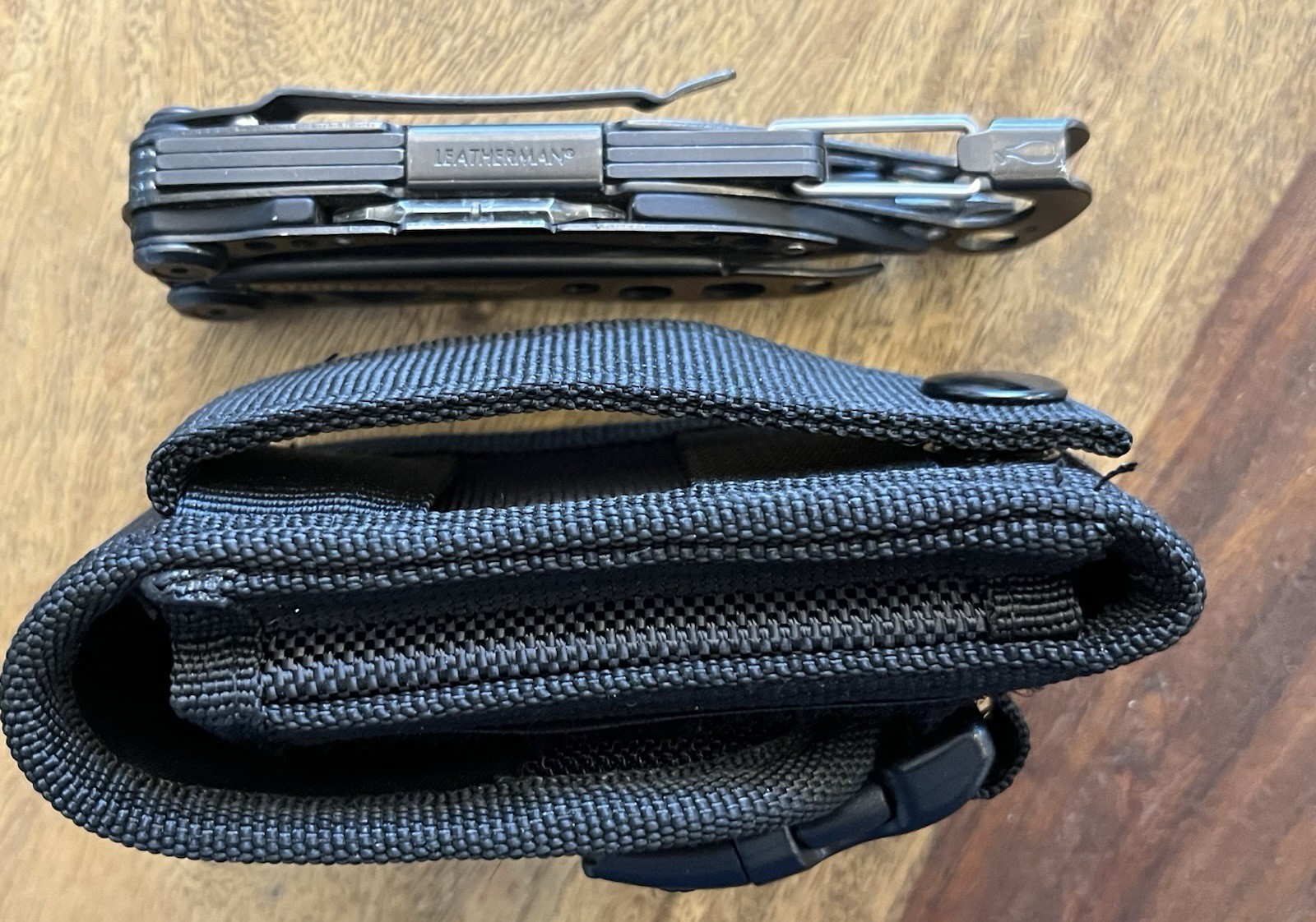 2021 Leatherman Skeletool MultiTool Black Oxide SUPER NICE!! w/New Nylon Sheath