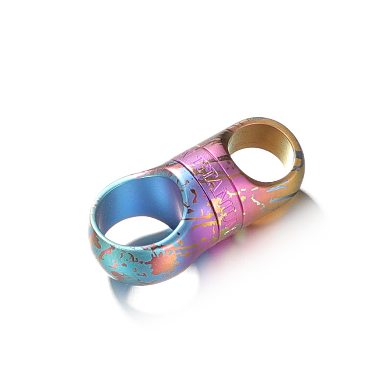 Titanium Alloy Swivel Key Chain Ring Keychain Connector 360° Rotatable Joint
