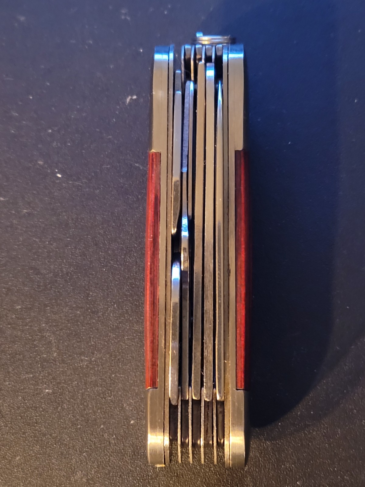 NEW NRA 11-in-1 Multi-Tool Pocket Knife w/ Wooden Inlay – Stainless Steel