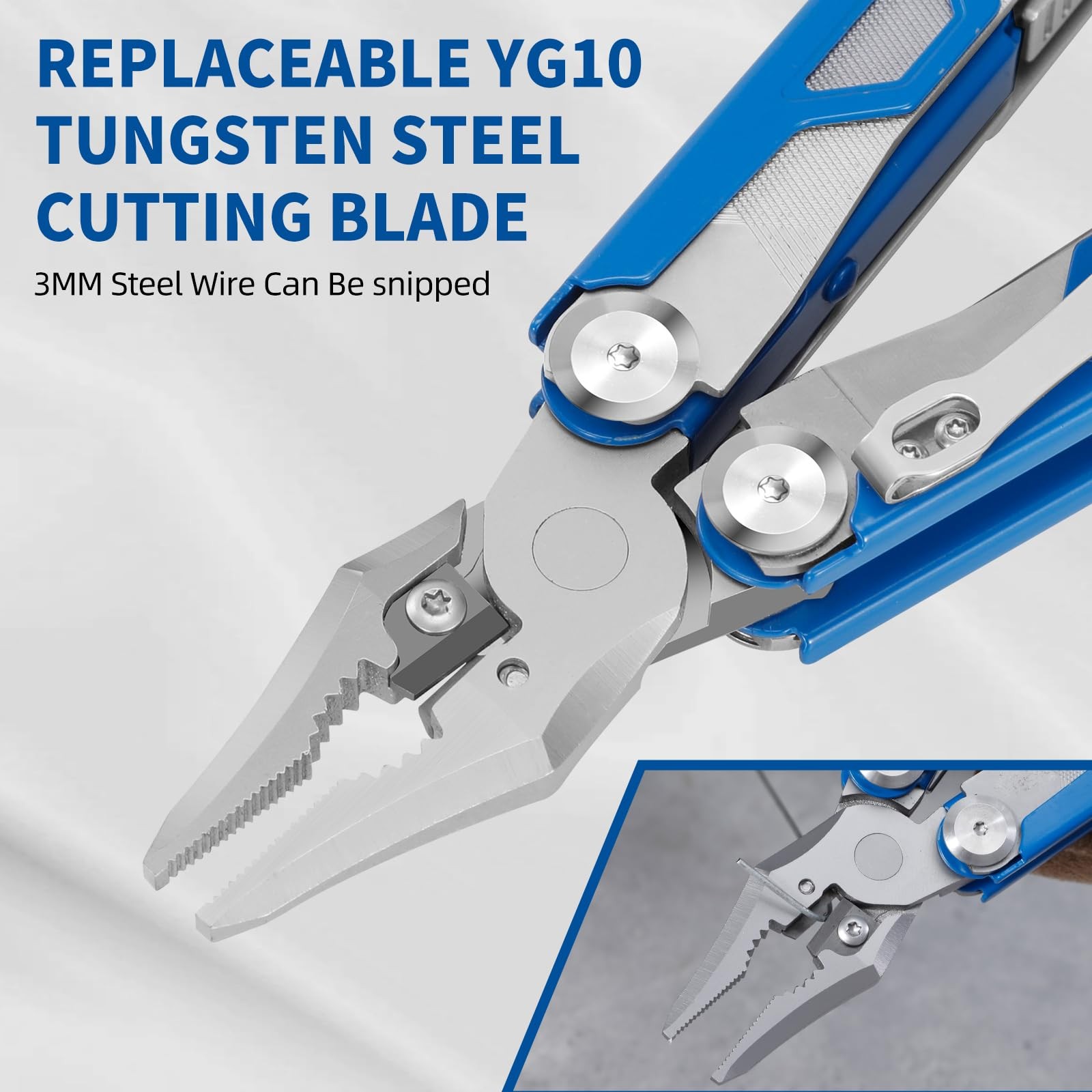 15 in 1 Multitool Pliers with Scissors, Upgraded Heavy Duty Stainless Steel M…