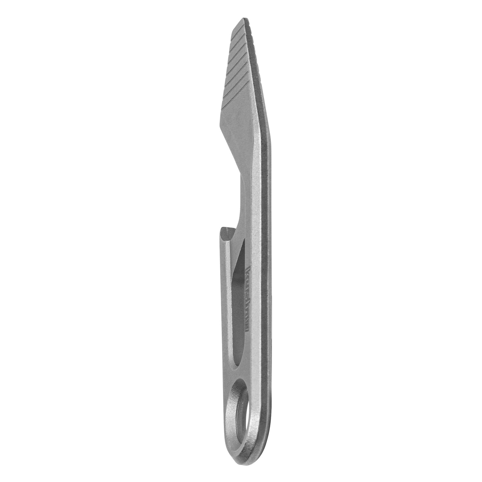 Kershaw Recap Keychain Bottle Opener, Gray Bottle Opener, Pry Bar Screwdriver