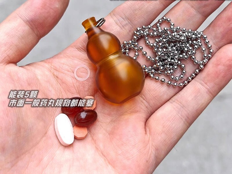 PEI ULTEM Waterproof Pill Case Holder Organizer Box Container EDC Keychain Gift