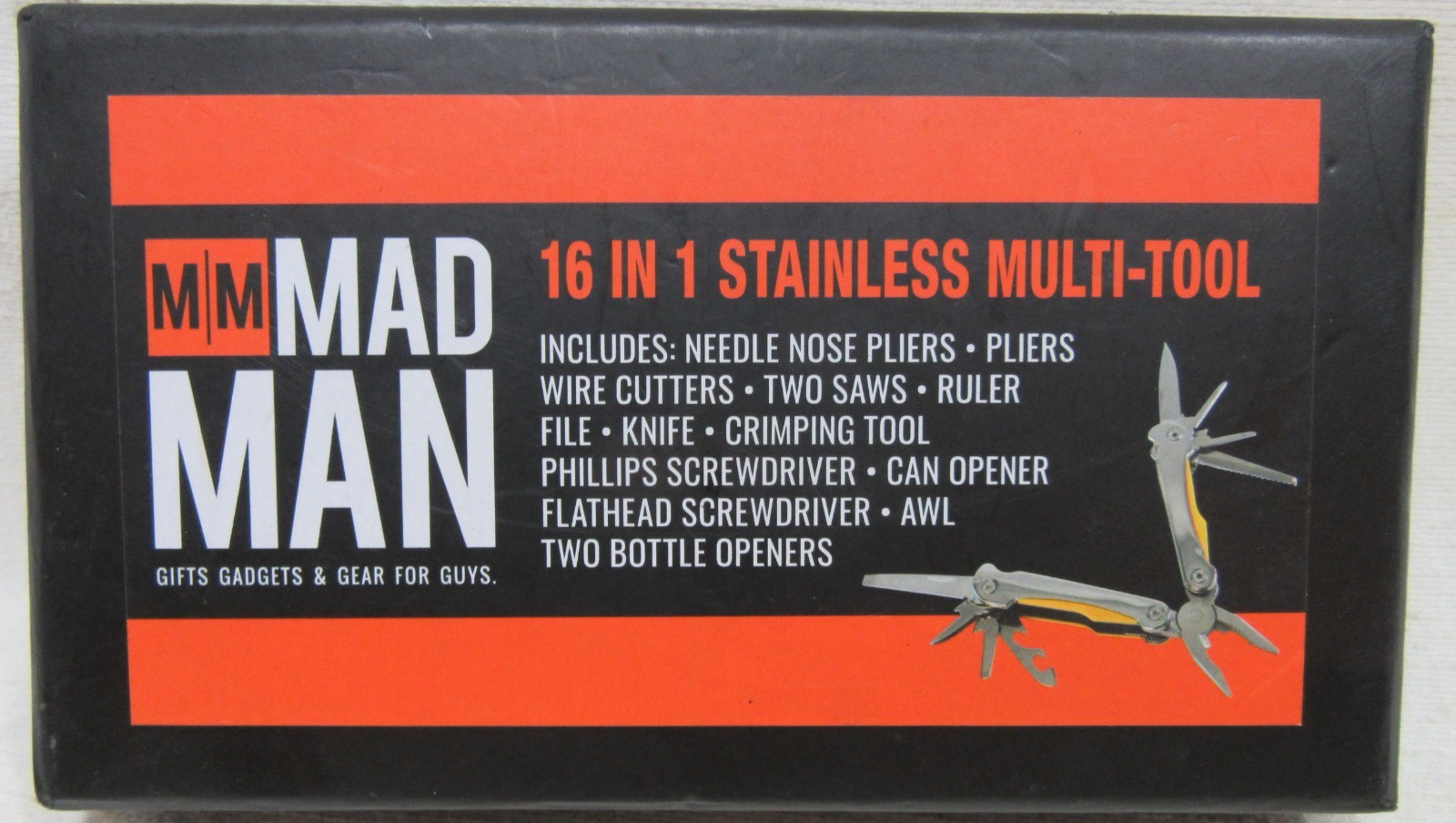 Mad Man 16 in 1 Stainless Multi tool 30869
