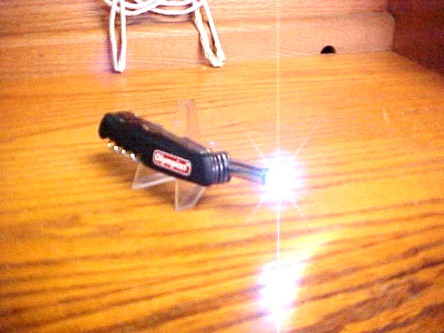 CABELAS STYLE Pocket knife multi tool with LED flashlight CAMPKNIFE