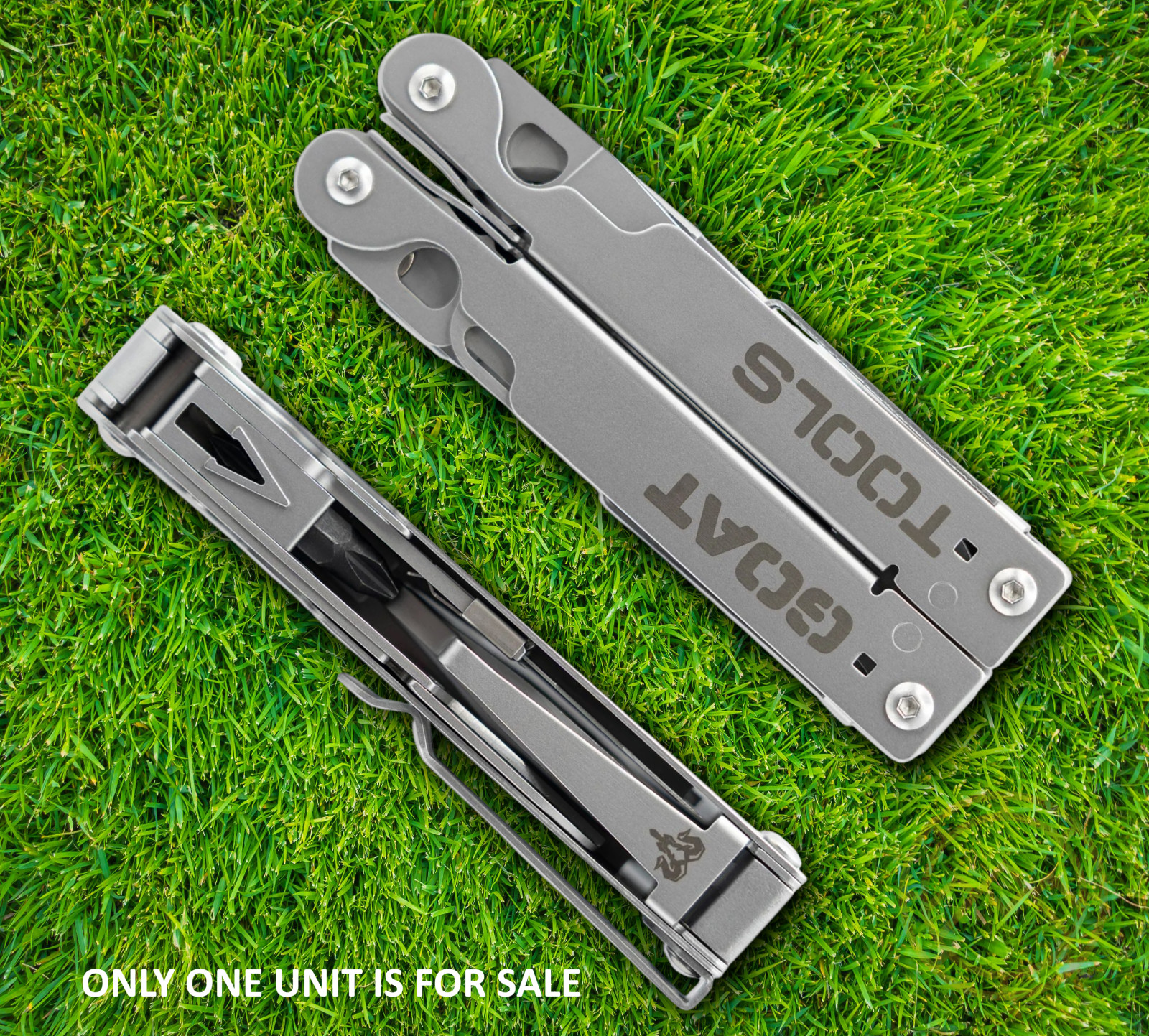Goat Tools Multitool Satin Integrated Essentials Universal Bit Driver Hot-Swap